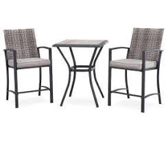 All Weather Wicker 3 Piece Balcony Height Bistro Set Big Lots In 2020 Patio Furniture For Sale Affordable Outdoor Furniture Diy Outdoor Furniture