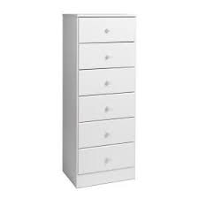Made from chestnut and other hardwoods; 20 W Prepac Astrid 6 Drawer White Chest Wdbh 0401 1 The Home Depot 6 Drawer Chest Drawers Tall Dresser