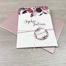 Invitation Wedding Wedding Invitation Flowers Boho Pink Bordeaux Folding Card A6 Series 36a In 2020 Einladungen Hochzeit Hochzeitseinladung Einladungskarten Hochzeit