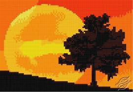 Nature cross stitch pattern sunset counted cross stitch chart mountain river embroidery landscape trees water seascape instant download pdf. Sunset 00624 By Haftix Patterns