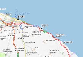 Da non perdere il gargano , con le sue favolose isole tremiti , circondate da paesaggi mozzafiato, mattinata , meta turistica prescelta da milioni di turisti e tante altre località tra cui. Michelin Landkarte Mola Di Bari Stadtplan Mola Di Bari Viamichelin
