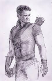 Clint Barton Hawkeye By Dafnawinchester On Deviantart Avengers Drawings Drawing Superheroes Marvel Drawings