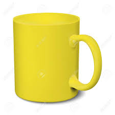 Download Yellow Mug Realistic 3d Mockup On A White Background Vector Illustration Royalty Free Cliparts Vectors And Stock Illustration Image 76498676 PSD Mockup Templates