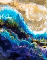 From a broad range of designs that cater to all tastes, a diamond painting kit will. Coral Reef Fluid Resin Original Abstract Painting Mixed Media Painting By Viktoria Lapteva Artfinder
