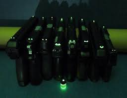 Glow-On Blue Color, Super Phosphorescent Gun Night Sights Paint Small 2.3  Ml Vial. Concentrated Super Bright Long Lasting Glow. In Dubai - Uae |  Whizz Gun Sights