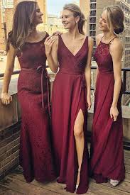 Charming A B C Pattern Burgundy Bridesmaid Dresses On Sale Uk Ob130 Burgundy Chiffon Bridesmaid Dresses Burgundy Bridesmaid Dresses Bridesmaid Dresses