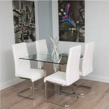Glass Dining Table Brushed Stainless Steel Square Contemporary Modern Furniture Square Glass Dining Table Glass Dining Table Square Dining Tables