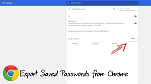 Follow my steps closely to get the full benefit of this article, i have also added screenshots of me personally viewing my own chrome saved passwords to help you understand and see how it really works. How To Export Saved Passwords From Chrome Youtube