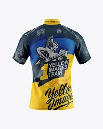 Men S Cycling Jersey Mockup Back View In Apparel Mockups On Yellow Images Object Mockups In 2020 Clothing Mockup Design Mockup Free Free Packaging Mockup
