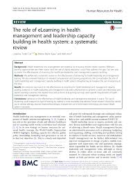 Dental health is an important part of your overall health. Pdf The Role Of Elearning In Health Management And Leadership Capacity Building In Health System A Systematic Review
