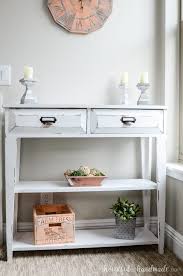 This is a narrow style table which you can use in two ways. 21 Beginner Friendly Diy Console Tables With Plans Anika S Diy Life