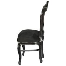 Barock stuhl gebraucht barock sessel stuhl gebraucht kaufen nur 4 st bis 65 verbessere deine suche barock sessel stuhl gebraucht und günstig kaufen finde barock sessel stuhl auf ebay. Barock Stuhl Schwarz Gothik Tafel Salon Antik Esszimmer Ellas Wohnwelt De