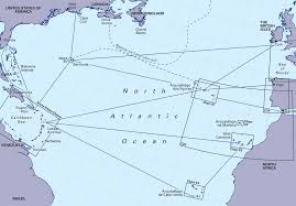 chart 100 north atlantic ocean passage chart