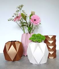 Diy Un Vase Origami Vase Origami Origami Geometrique Decoration Origami