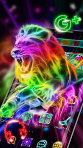 Gambar kartun animasi keren free transparent png download pngkey. Neon Lion For Android Apk Download