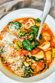 Spring Minestrone Soup Recipe This Healthy Table Recipe Spring Soup Recipes Spring Soups Minestrone Soup Recipe