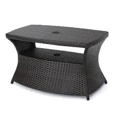 Patio table with umbrella hole, outside table with umbrella hole, patio set with umbrella hole likely might enhance a garden sight. Home Garden Patio Rattan Wicker Umbrella Side Table Stand With Umbrella Hole Steel Outdoor D Yard Garden Outdoor Living Items