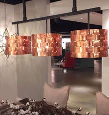 Basket Weave Copper Drum Rustic Kitchen Island Pendant Light Etsy Copper Chandelier Copper Lighting Copper Light Fixture