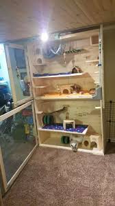 Homemade Diy Wooden Chinchilla Mansion Chinchilla Cage Chinchilla Pet Chinchilla Toys