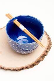 Chinese gold chopsticks sushi sticks noodles tableware korea metal reusable chopsticks japanese chopsticks japan kitchen tools. Earthbound Trading Company Noodle Bowl With Wood Chopsticks