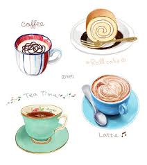 Break Time Food Illustrations Coffee Illustration Coffee Art