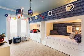 With a measuring tape and painter's tape, carry these lines around the room. 45 Wonderful Shared Kids Room Ideas Digsdigs