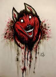 Smile Smile Dog Creepypasta Art I'm a kinnie so it's like 👉👈. smile smile dog creepypasta art