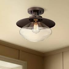 Check out these gorgeous affordable fans that depending on your overall feeling will depend on the type of blade and light kit. Harlow Modern Farmhouse Glass And Bronze Ceiling Light 38m24 Lamps Plus