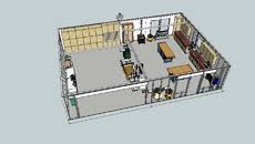 30 x 40 4 bedroom 2 bathroom rectangle barndominium open floor plan with loft used as one bedroom. Wood Shop Floor Plans 3d Warehouse