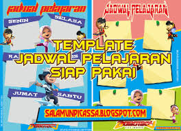 Beberapa pelabuhan masih tutup dan tidak. Template Jadwal Pelajaran Siap Pakai