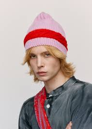 Edward Cuming Merino Wool Aaron Knit Beanie