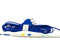 Electrosurgical Pencil Cautery with Safety Holster, With Tip Cleaner (Flat  Tip/ Cautery Blade, Disposable)