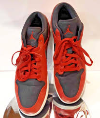 Nike Air Jordan 1 Low Red Black White Nike Size 13 Import Men 553558 602 Black Red Air Jordan 1 Retro Low Top Sneakers Nike Basketballshoes Nike Air Jordans Sneakers Air Jordans