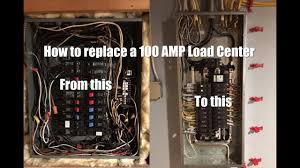 So what am i supposed to use as a replacement? How To Replace A 100 Amp Load Center Youtube