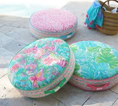 Lilly Pulitzer Pottery Barn Pottery Barn Floor Cushions Lilly Pulitzer