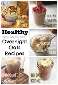 Protein packed and a great energy source to start your day. Two Points For Honesty Delicious And Healthy Overnight Oats