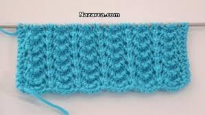Orgu Dalgali Kilcik Model Yapilisi Nazarca Com Baby Knitting Patterns Orgu Dantel Isleme
