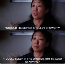 Should I Sleep Or Should I Shower Nurse Humor Nurse Nursing Memes