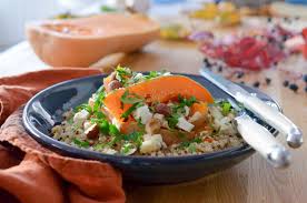 Quinoa A La Butternut Chevre Et Noisette Les Pepites De Noisette Recette Butternut Recette Cuisine Vegetarienne