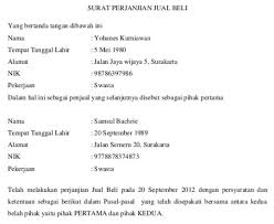 Surat jual beli merupakan surat yang isinya menerangkan tentang jul beli yang terjadi. Contoh Surat Perjanjian Jual Beli Tanah Singkat Beserta Pasalnya