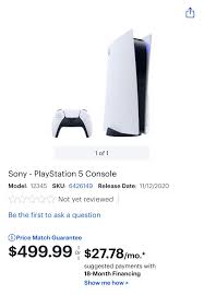 Shop for playstation 5 at best buy. Ps5 Up For Preorder At Bestbuy Playstation