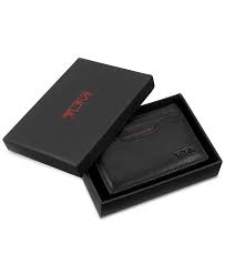 For those who want to trim down their wallet. Tumi Men S Leather Money Clip Card Case Reviews All Accessories Men Macy S