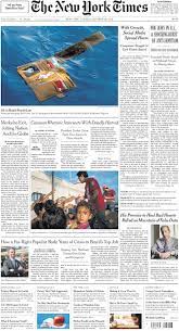 Hurricane sandy threw part of a boardwalk against promenade rehabilitation and health care center in an obituary on thursday about the former new york times wine columnist frank j. The New York Times In Print For Tuesday October 30 2018 The New York Times