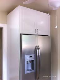 Over The Fridge Ikea Cabinet Kitchen Remodel Countertops Simple Kitchen Remodel Ikea Kitchen Remodel