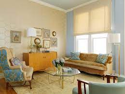 Accent wall ideas for the living room. Metallic Cream Living Room With Accent Wall Hgtv