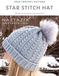 Easy To Make Slouchy Crochet Hats Crochet Star Stitch Crochet Hats Easy Crochet Hat
