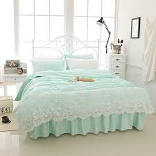 Whether it's helping to build a whimsical and romantic. Mint Green Twin Size Bedding Bedspread Bedroom Sets White Kids Bed White Lace Bedding Bed Cover Sets