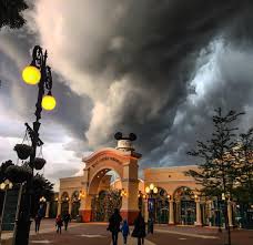Thunderstorm Over The Walt Disney Studios Park In Disneyland Paris Dlp Storm Thunderclouds Disneyland Walt Disney Studios Disneyland Paris