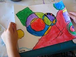 Kandinsky Art Lesson - Things to Make and Do, Crafts and Activities for  Kids - The Crafty Crow