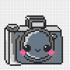 Kawaii Camera Perler Bead Pattern Avec Images Dessin Petit Carreau
